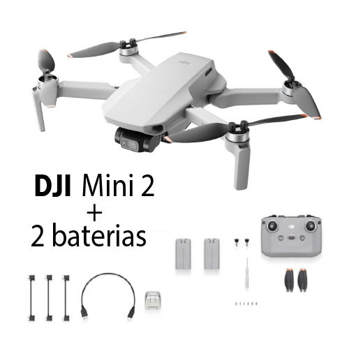  DJI Mini 2 Fly More Combo - Dron plegable ultraligero, cardán  de 3 ejes con cámara 4K, fotos de 12MP, tiempo de vuelo de 31 minutos,  transmisión de video HD OcuSync